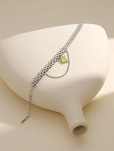 Fashion Luxury Silver Zircon Bracelet