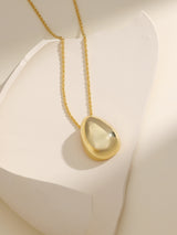 Fashion Gorgeous Alloy Tiny Egg Long Necklace