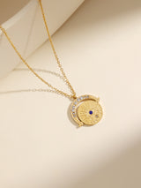 Fashion Gorgeous Gold Eye Pendant Necklace