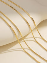 Gorgeous Silk Golden Double Chain Long Necklace