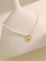 Mizuzu Pearl Heart Pendant Necklace