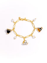 Happy Time Teacup Charm Bracelet