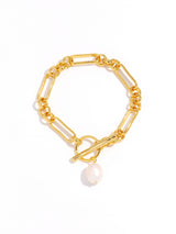 Minimalist Pearl Gold Bracelet