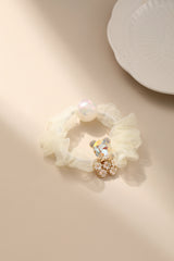 Gorgeous Crystal Daisy Bear Nylon Hair Accessories