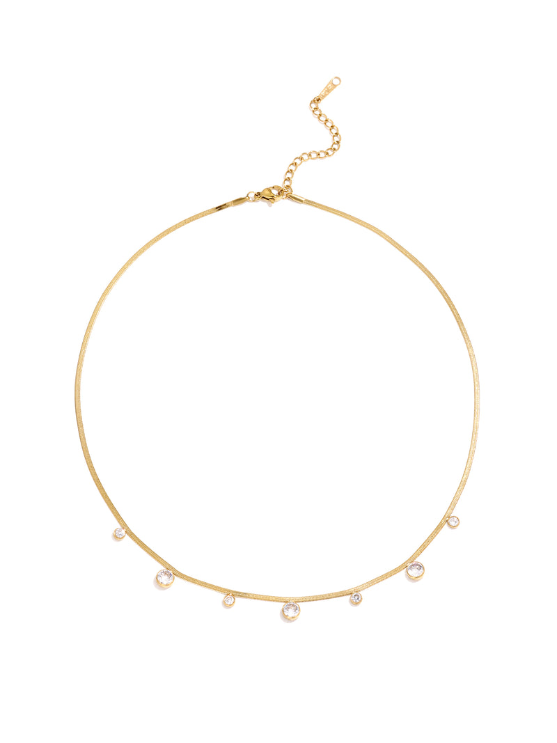 Bohemian Small Diamond Star Dangling Necklace