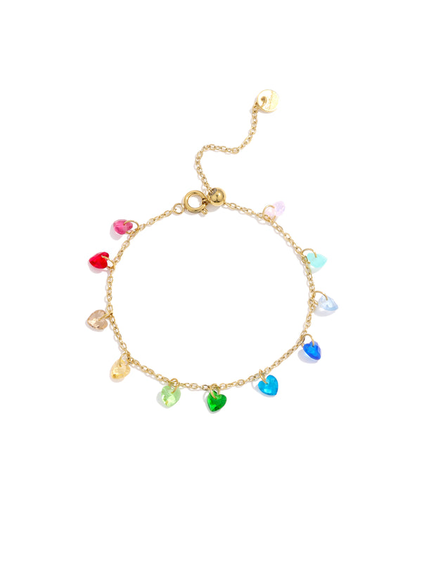 Heart Shape Crystal Sweet Fashion Bracelet
