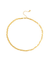 French Rope Vintage Gold Chain Necklace