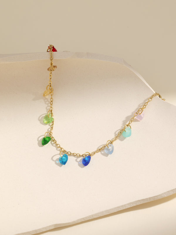 Heart Shape Crystal Sweet Fashion Bracelet