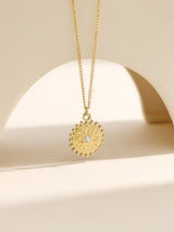 Fashion Gorgeous Gold Eye Pendant Necklace