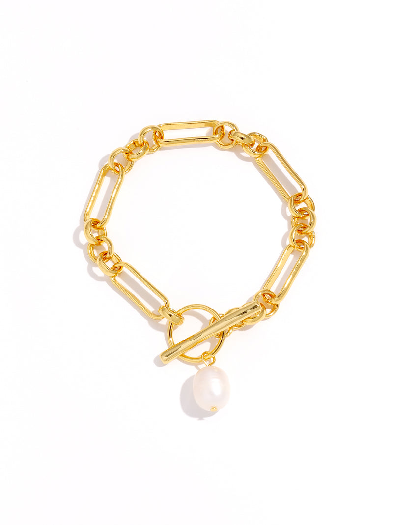 Minimalist Pearl Gold Bracelet