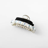 Luxury Diamond Decor Black Ribbon Claw Clips Hair Accessories